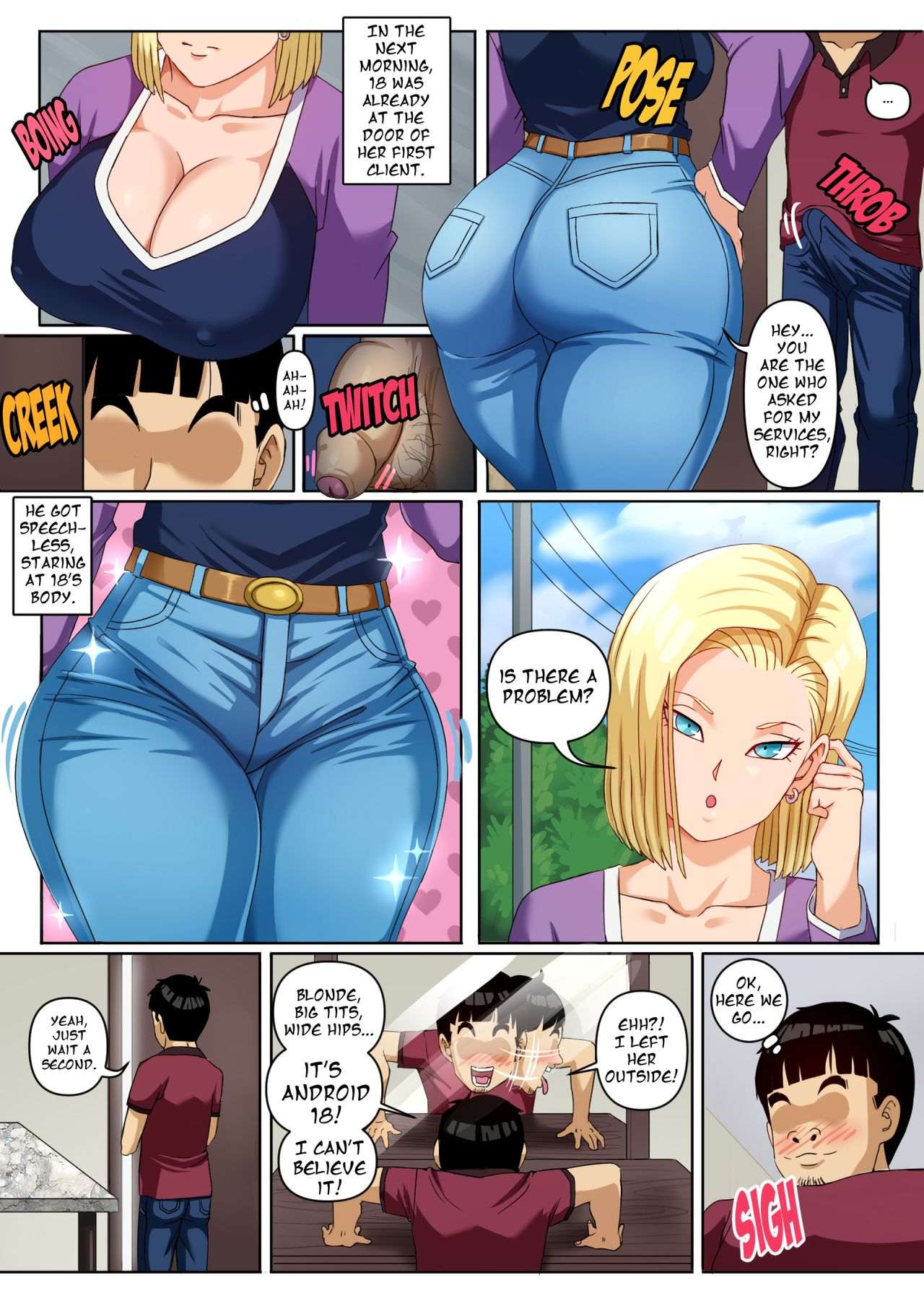 1280px x 1812px - Android 18 NTR Zero (Dragon Ball Super) Pink Pawg - Comics Army
