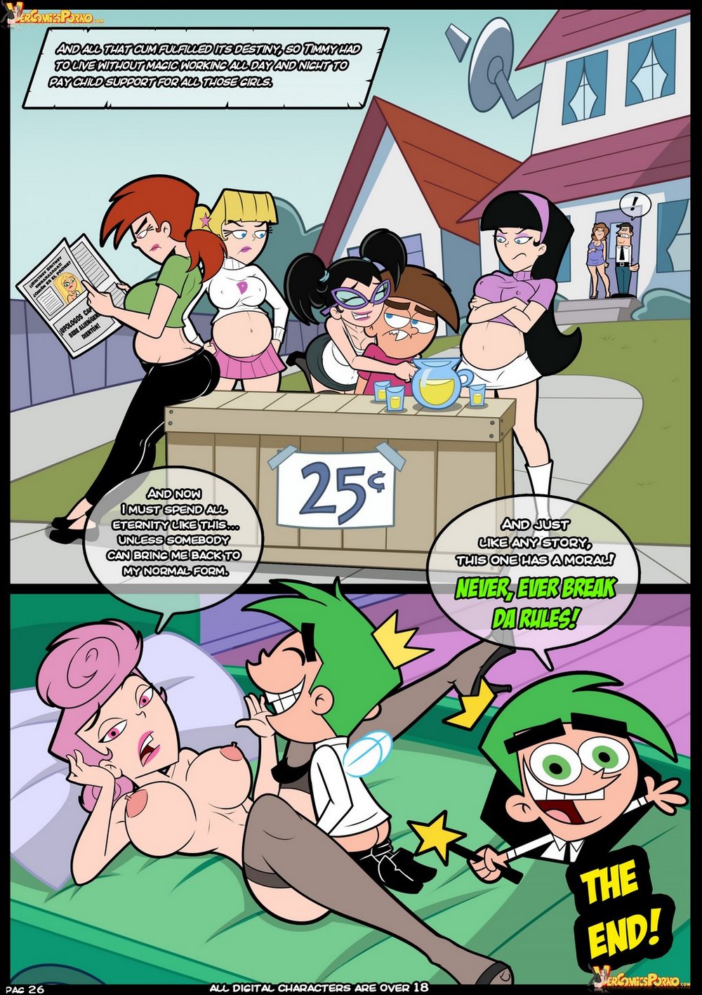 1000px x 1417px - The Fairly OddParents Breaking Da Rules! 6 â€“ Croc - Comics Army