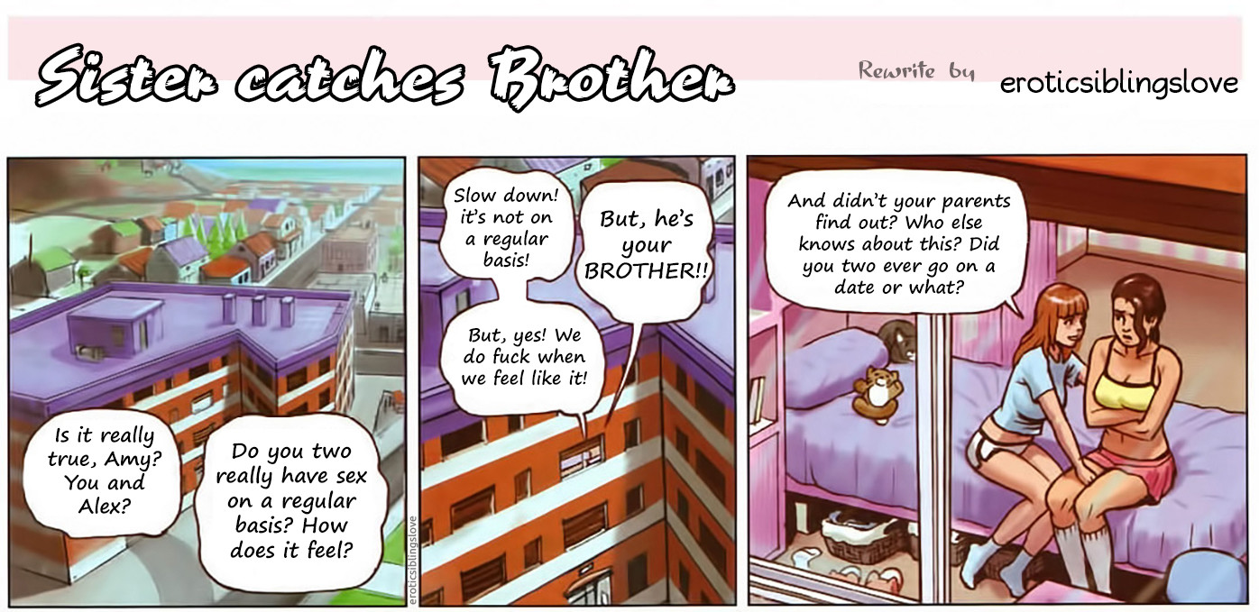 Sister Catches Brother â€“ Eroticsiblingslove - Comics Army