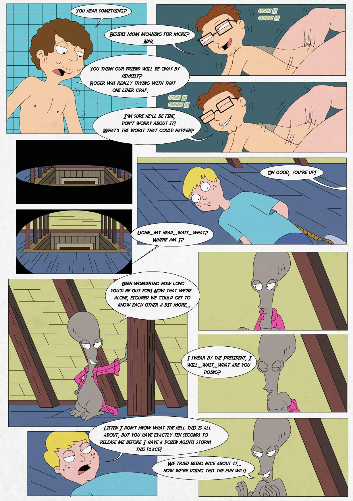 American Dad Francine Porn Text - American Dad! Hot Times On The 4Th Of July! Grigori - Comics Army