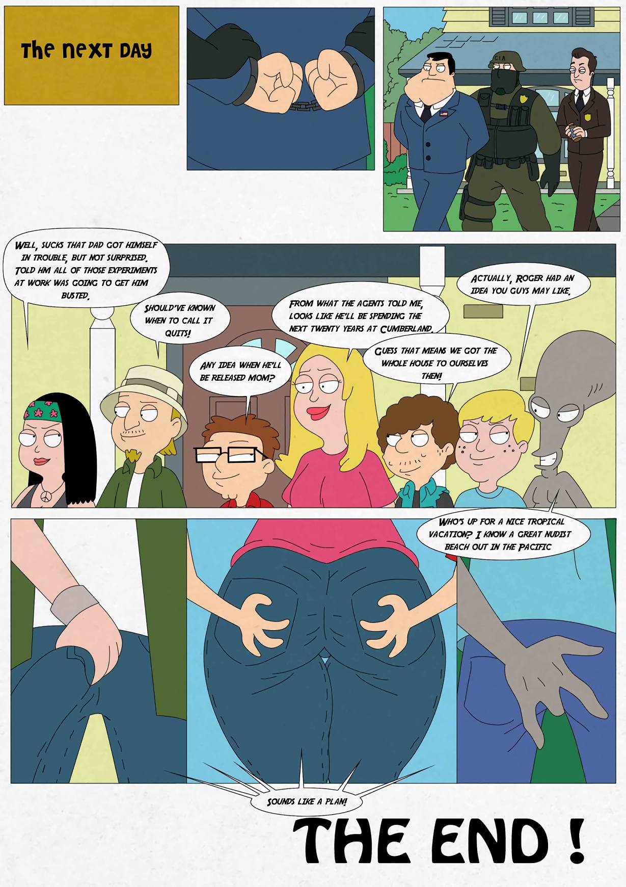 Cartoon Porn American Dad - American Dad! Hot Times On The 4Th Of July! Grigori - Comics Army