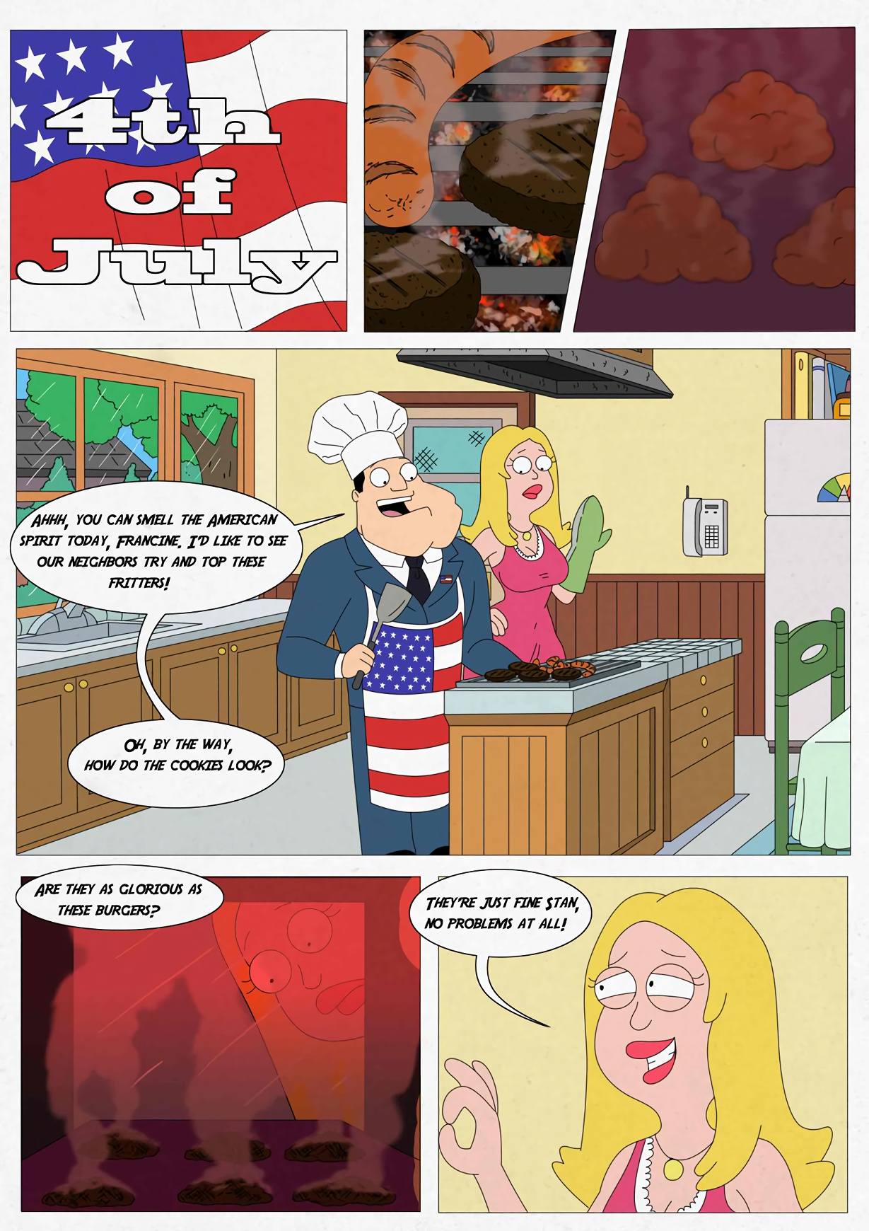 American Dad Gender Bender Porn - American Dad! Hot Times On The 4Th Of July! Grigori - Comics Army
