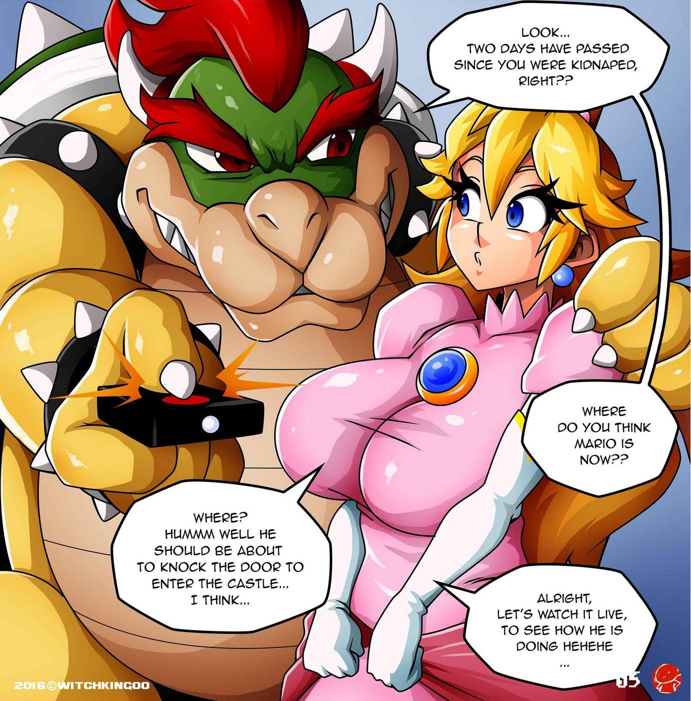 Mario Porn Big Boobs - Help Me Mario! The Prequel â€“ Witchking00 - Comics Army