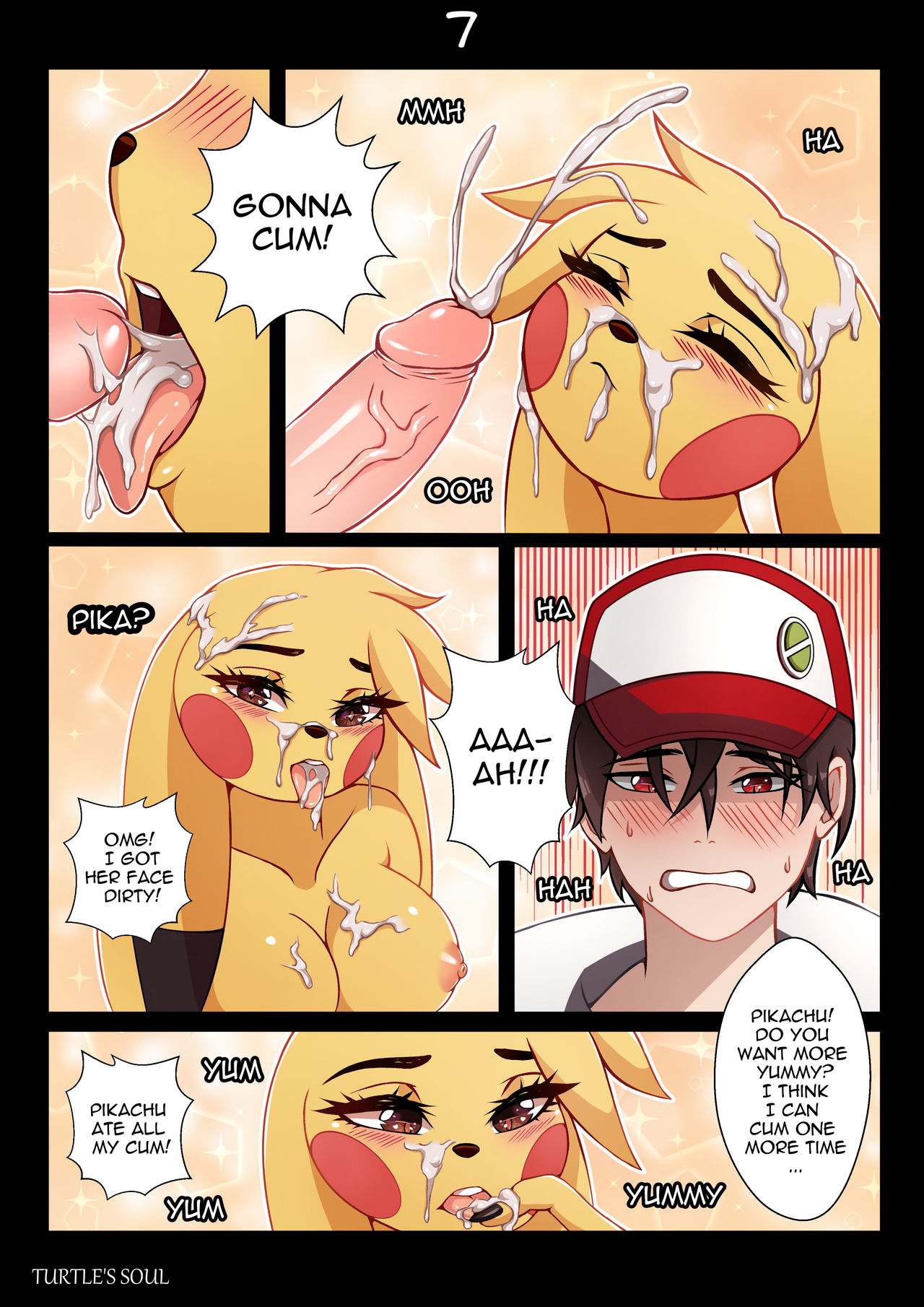Trainer Red With Pikachu â€“ Turtle's Soul - Comics Army