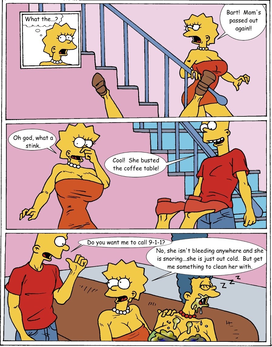 Homer lisa simpson the fear porn comic