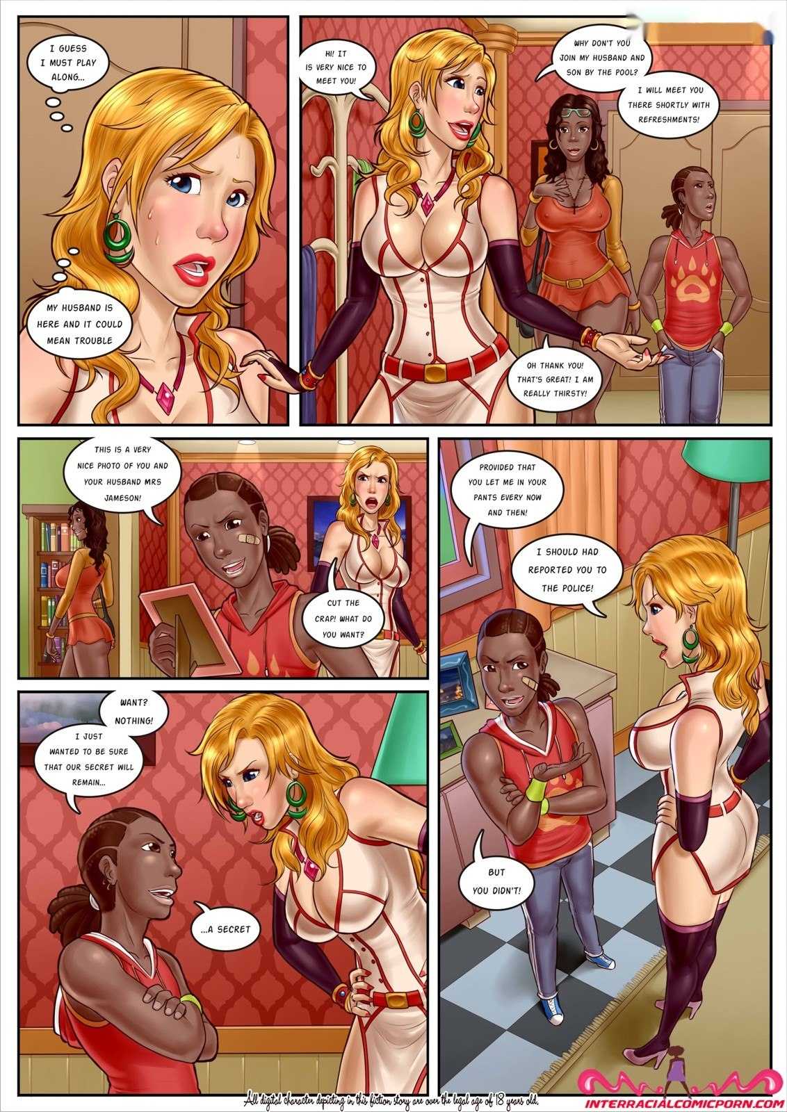Interracial Party Sluts - Party Slut Part 3 â€“ InterracialComicPorn - Comics Army