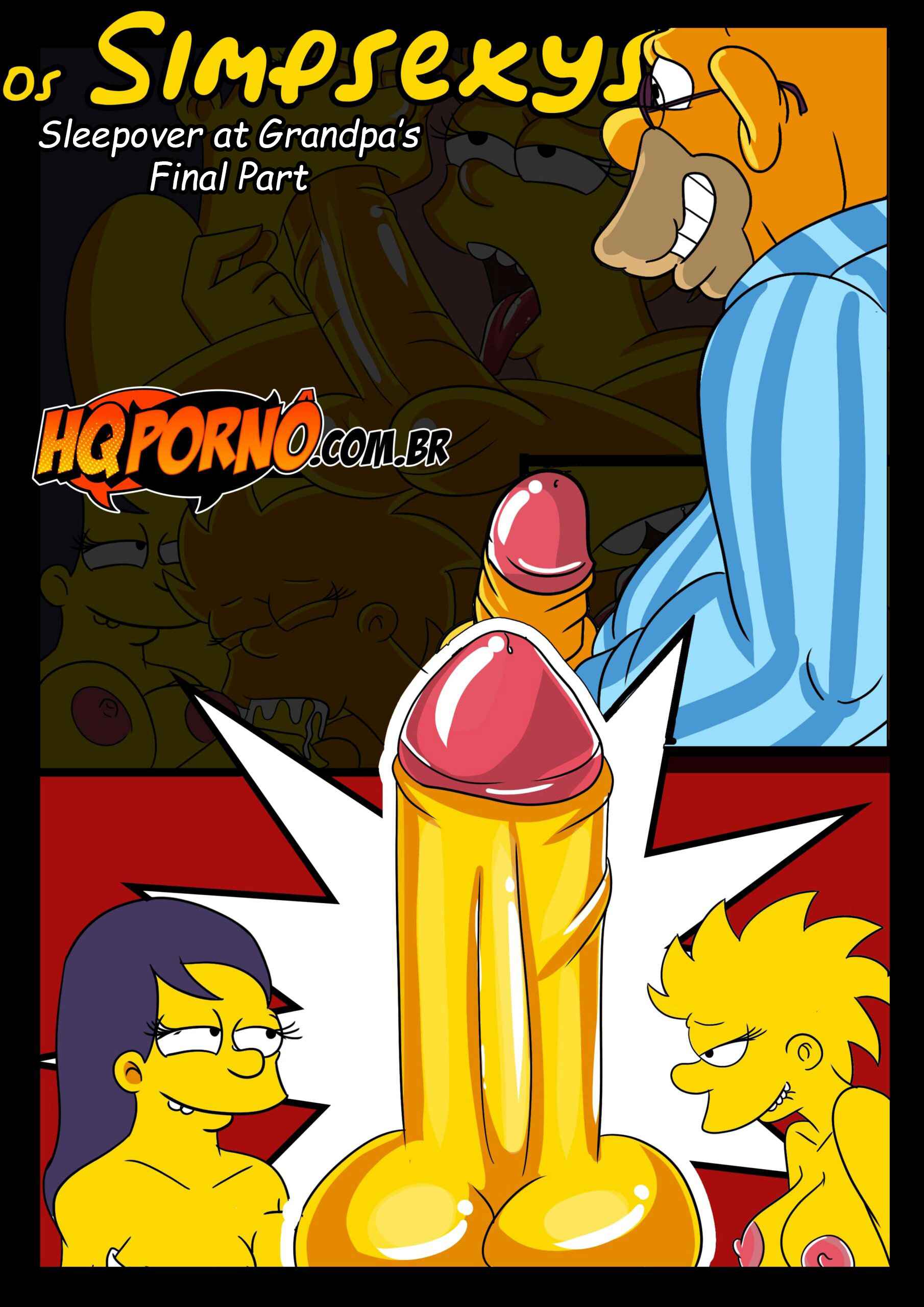 The Simpsons Porn Anal - The Simpsexys - Sleepover At Grandpa's 2 â€“ The Simpsons - Comics Army