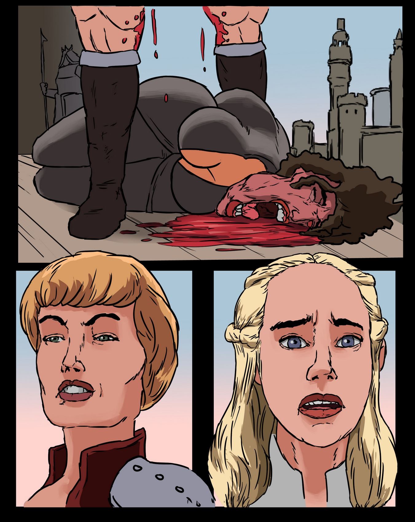 Game of Femdoms (Game Of Thrones) Brutal Hentai - Comics Army