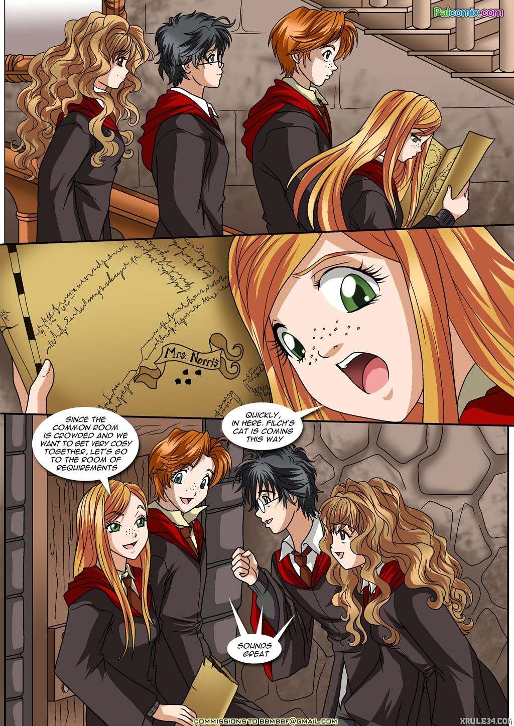 Molly Weasley Harry Potter Porn - The Surprise Inside the Room of Requirements (Harry Potter) Palcomix -  Comics Army