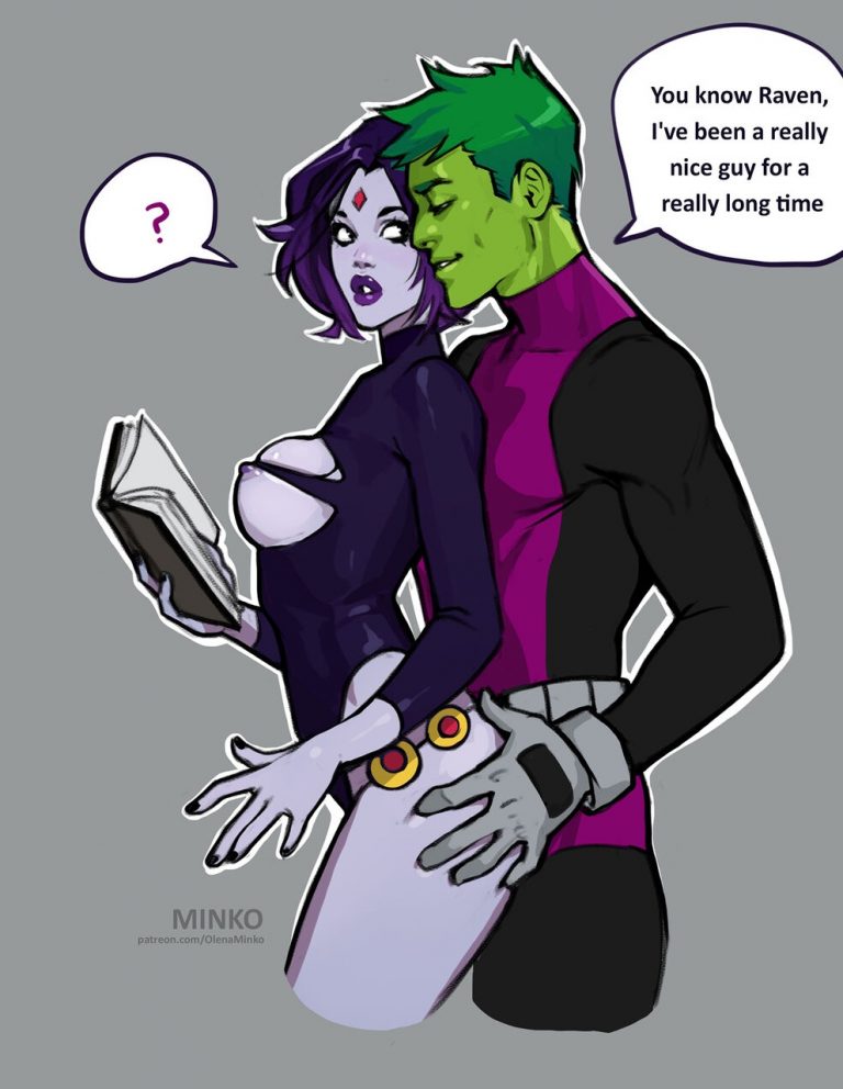 Raven and Beast Boy fucking teen titans olena minko