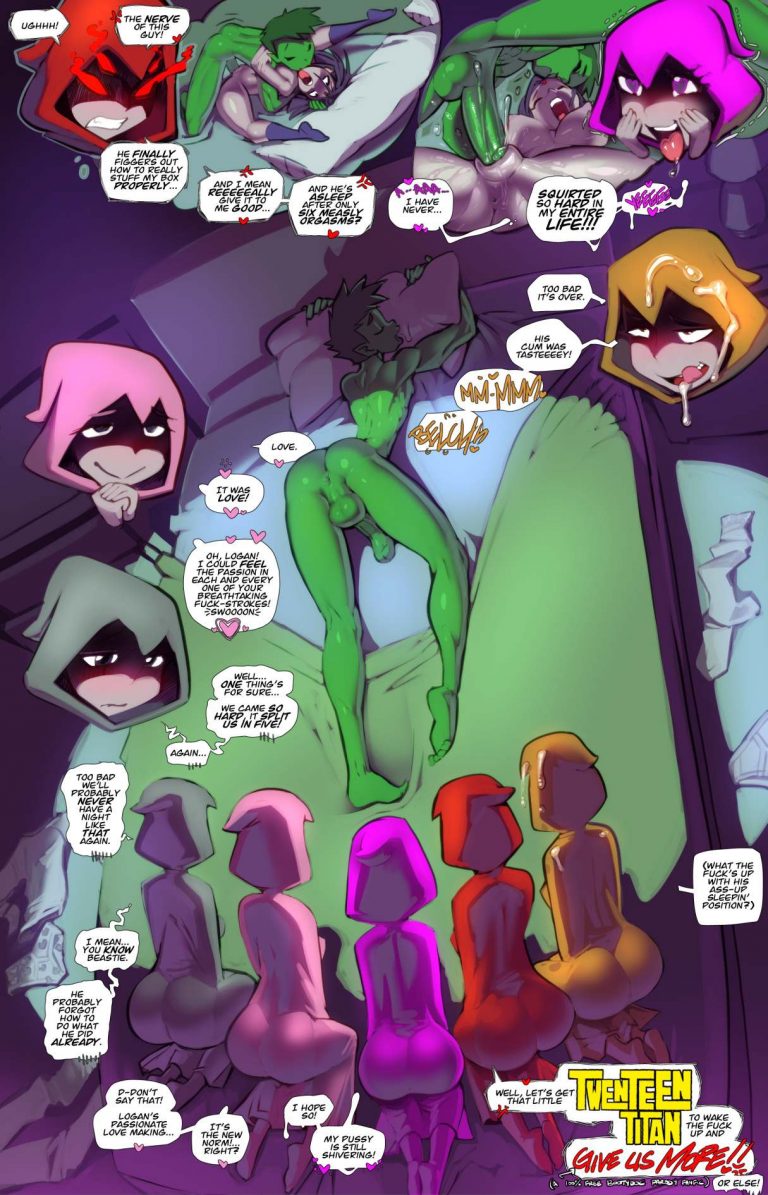 raven fucked beast boy Fred Perry Twenteen Titans Give us more Teen Titans