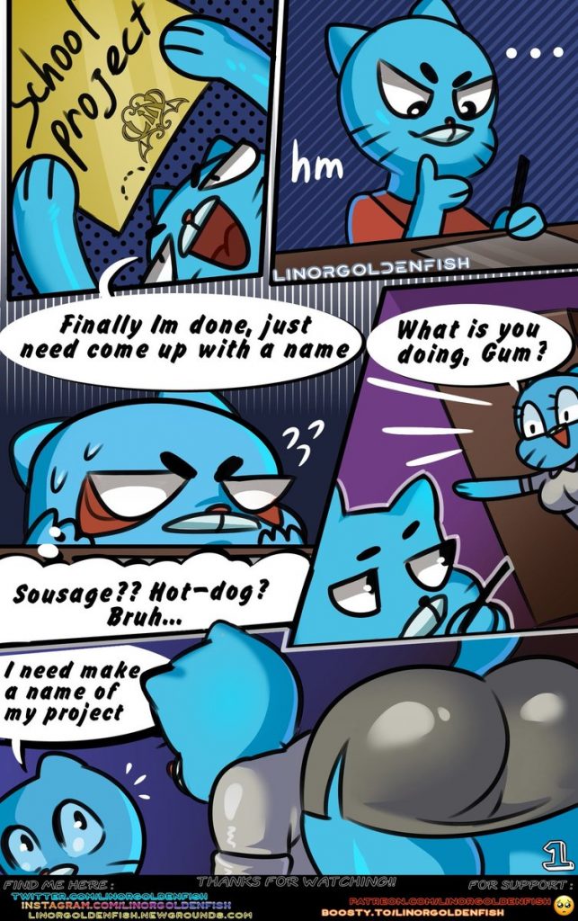 643px x 1024px - The Amazing World of Gumball porn - Comics Army