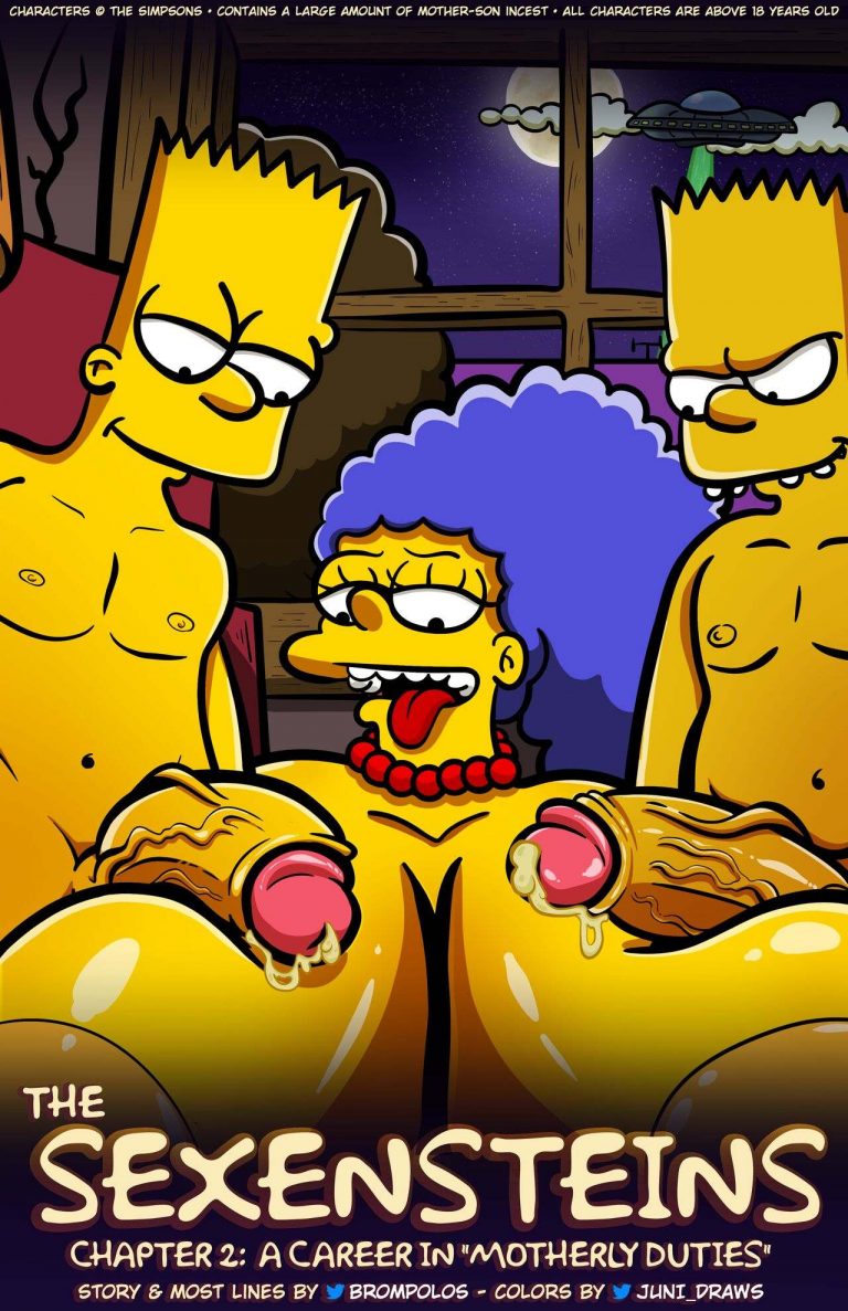 huge boobs Marge Simpson The Sexensteins Ch 2 Brompolos