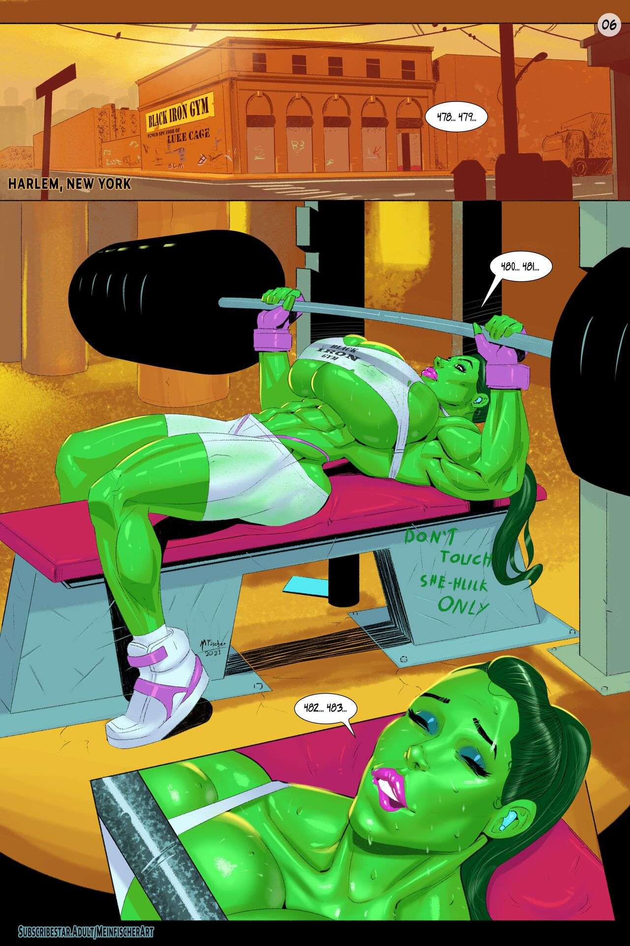 1280px x 1920px - She-Hulk pumping iron â€“ MeinFischer - Comics Army
