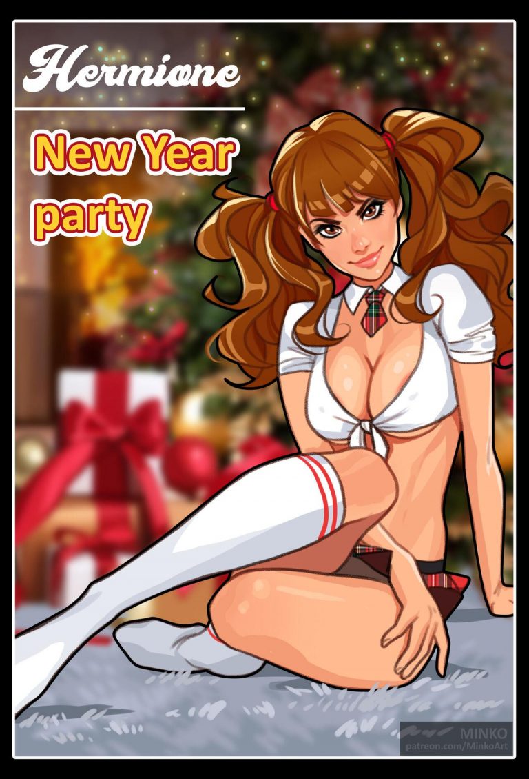 slut Hermione New Year party harry_potter rule34