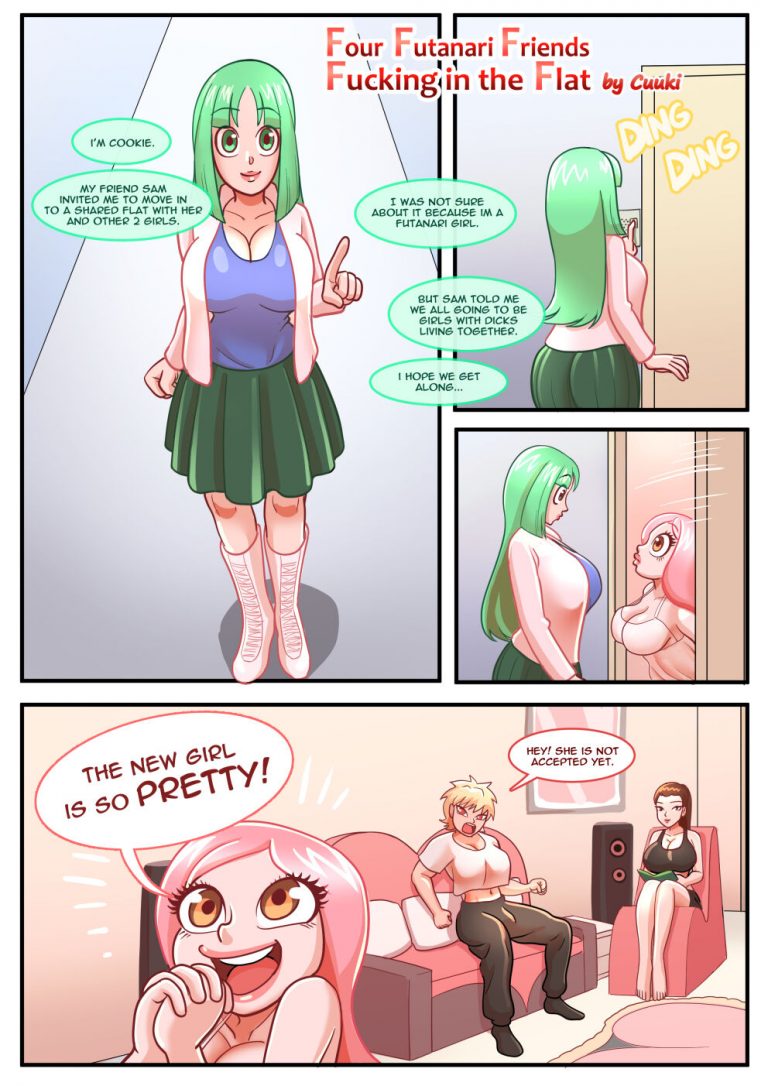 Four futanari Friends Fucking in the Flat cuuki