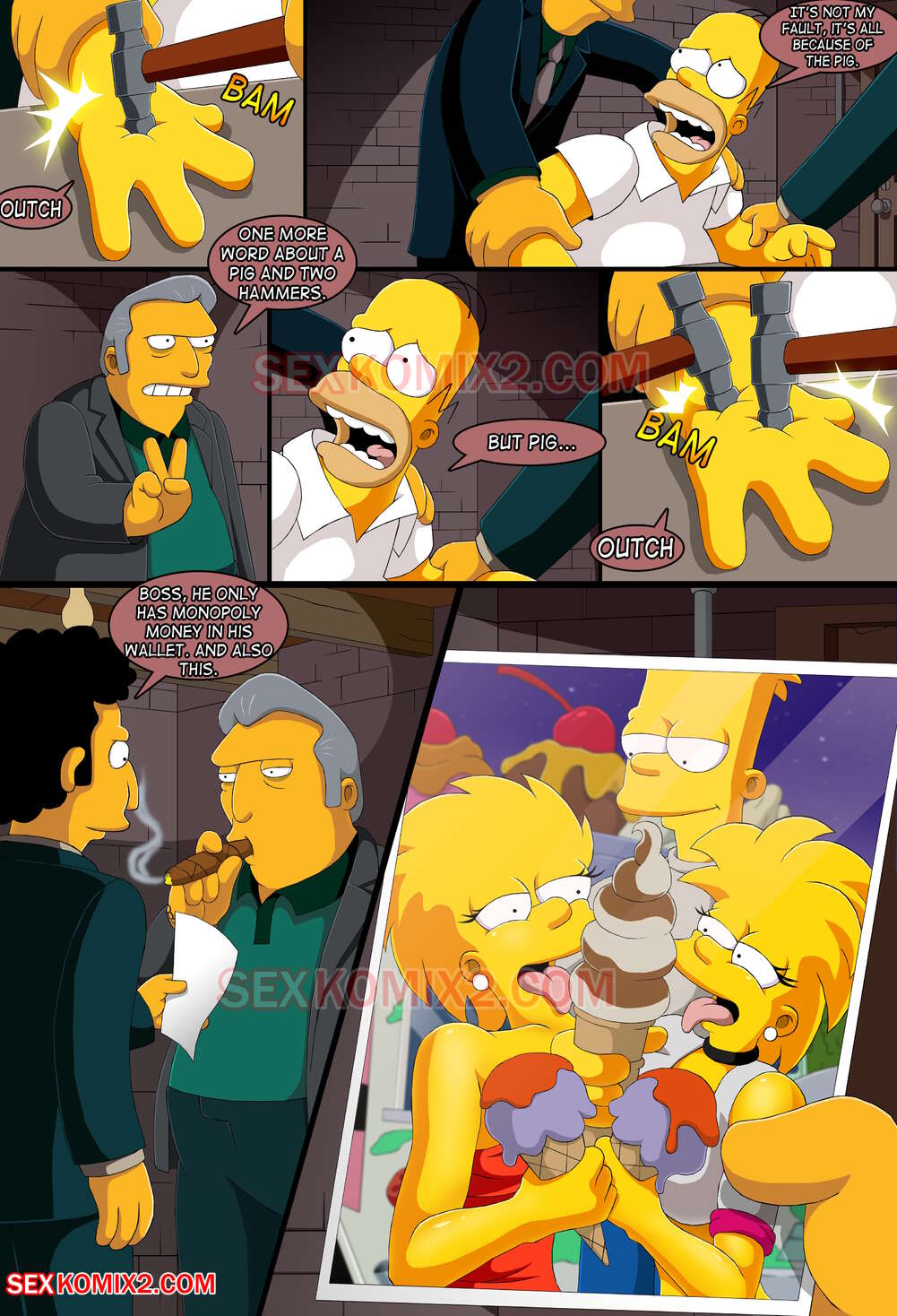 1001px x 1468px - To the planet Orgasmo (Simpsons) SexKomix - Comics Army