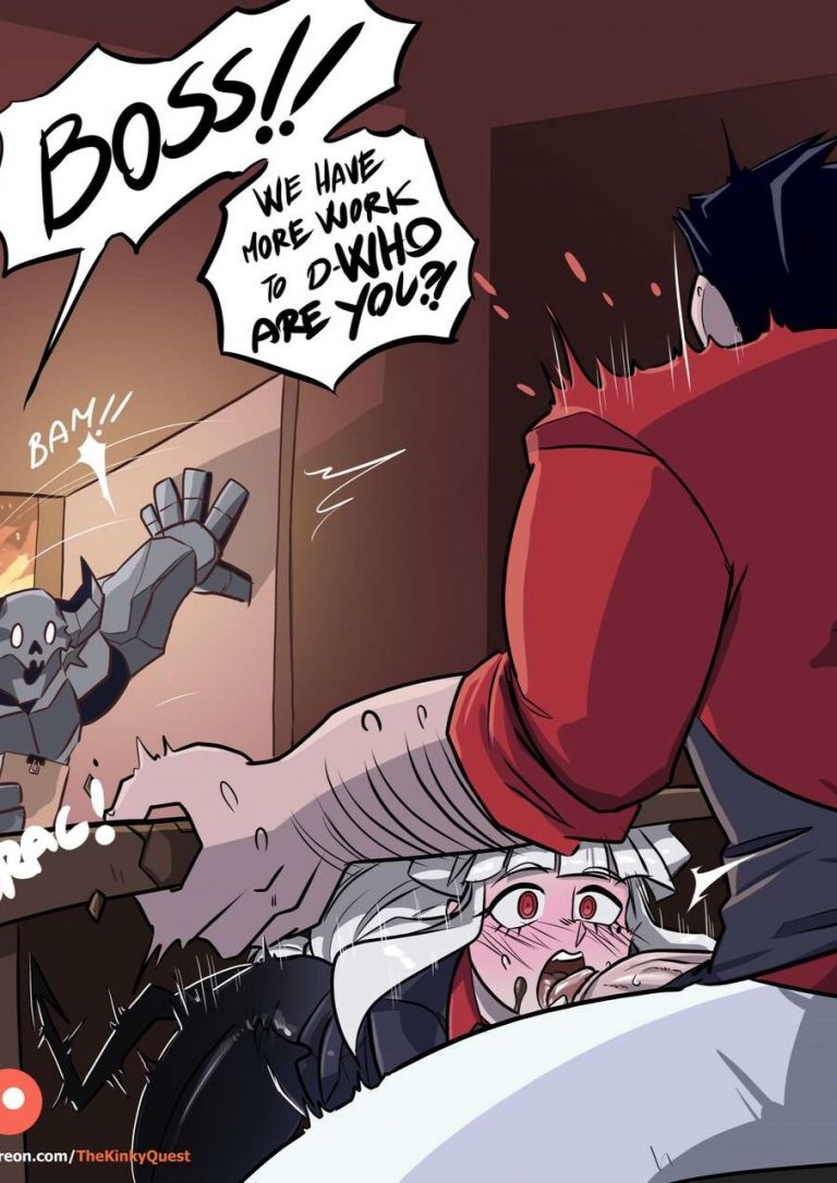 Lucifer sucking off helltaker thekinkyquest