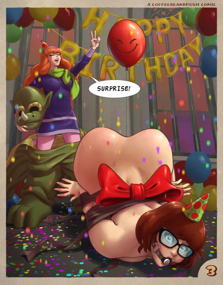 busty velma captured anal bondage coffeeBeanBrush