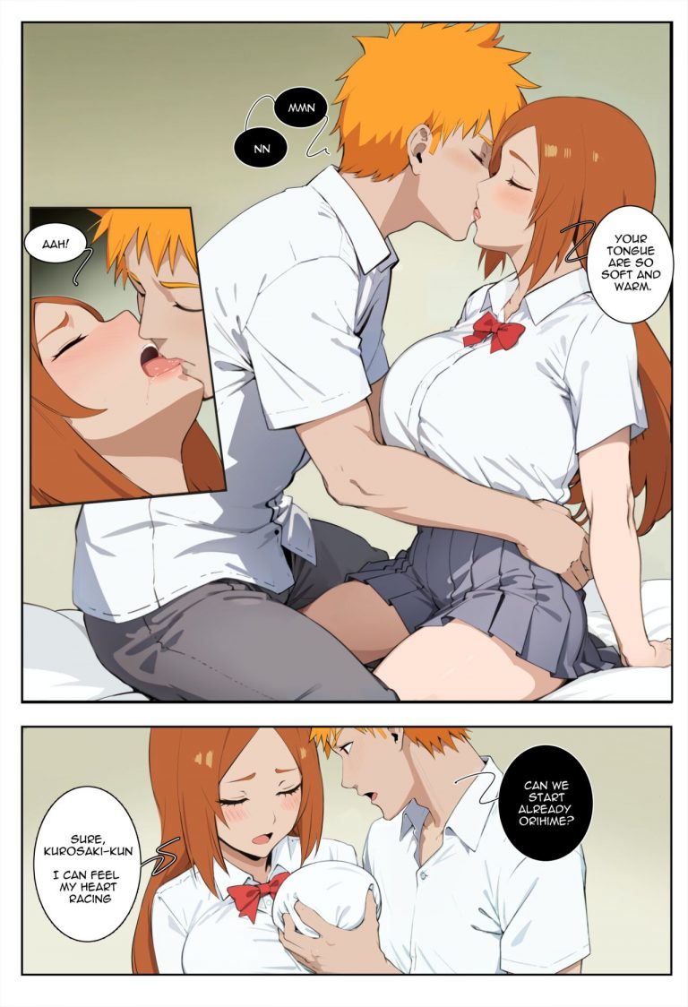 Ichigo and Orihime porn comic Bleach Kisou