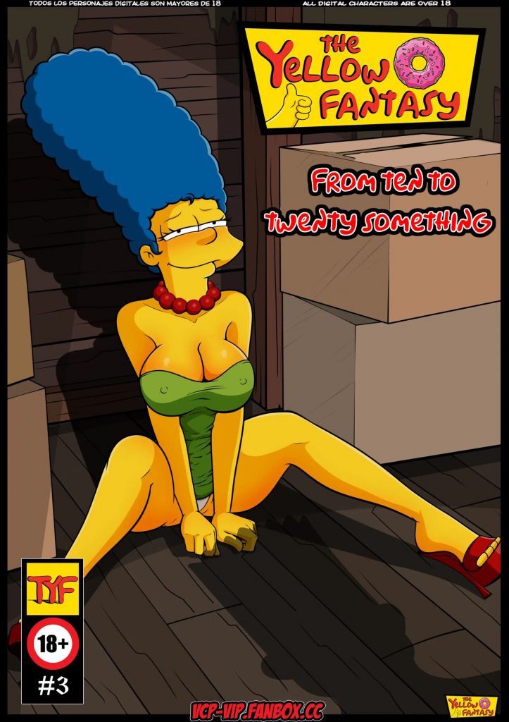 thicc Marge_Simpson wants sex The Yellow Fantasy 4 ComicsTYF