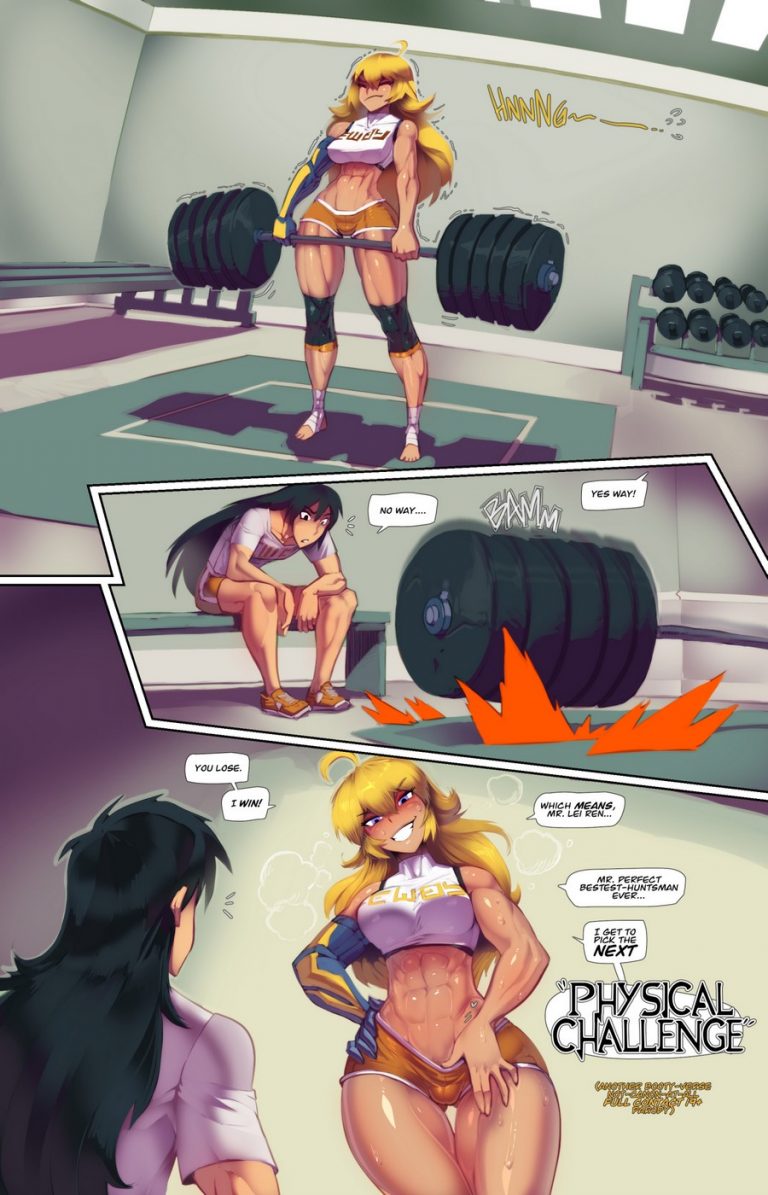 thicc Yang_xiao_long Physical Challenge Rwby Fred perry