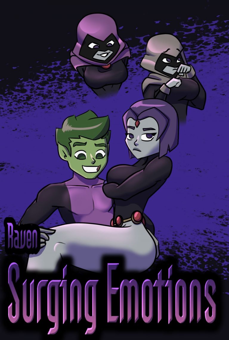beast_boy banging busty Raven Surging Emotions Teen_Titans Evil_Racoon