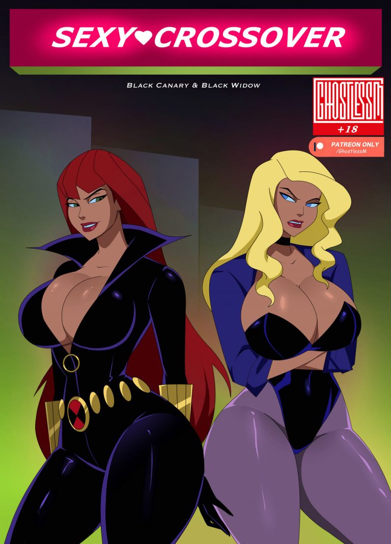 busty Black_canary & Black_widow SEXY♥CROSSOVER Ghostlessm