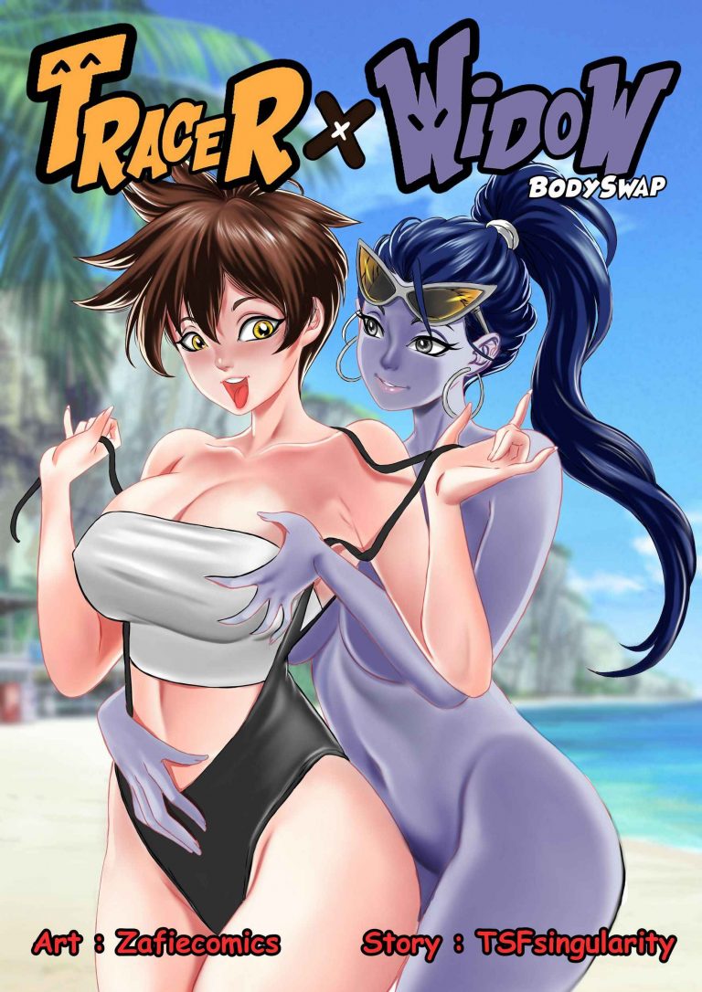 hot tracer body swap ZafieComics TxW Overwatch TSFSingularity