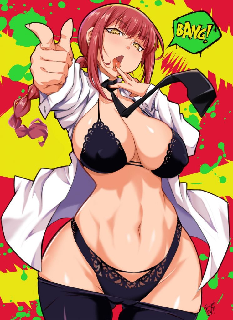 big boobs Makima Chainsaw_Man Bayeuxman