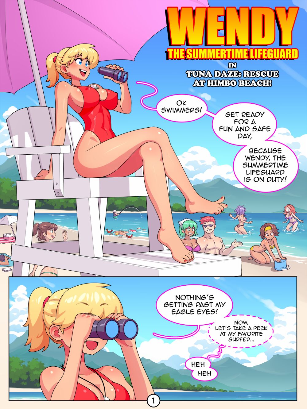 Wendy the Summertime Lifeguard – RoninDude - Comics Army