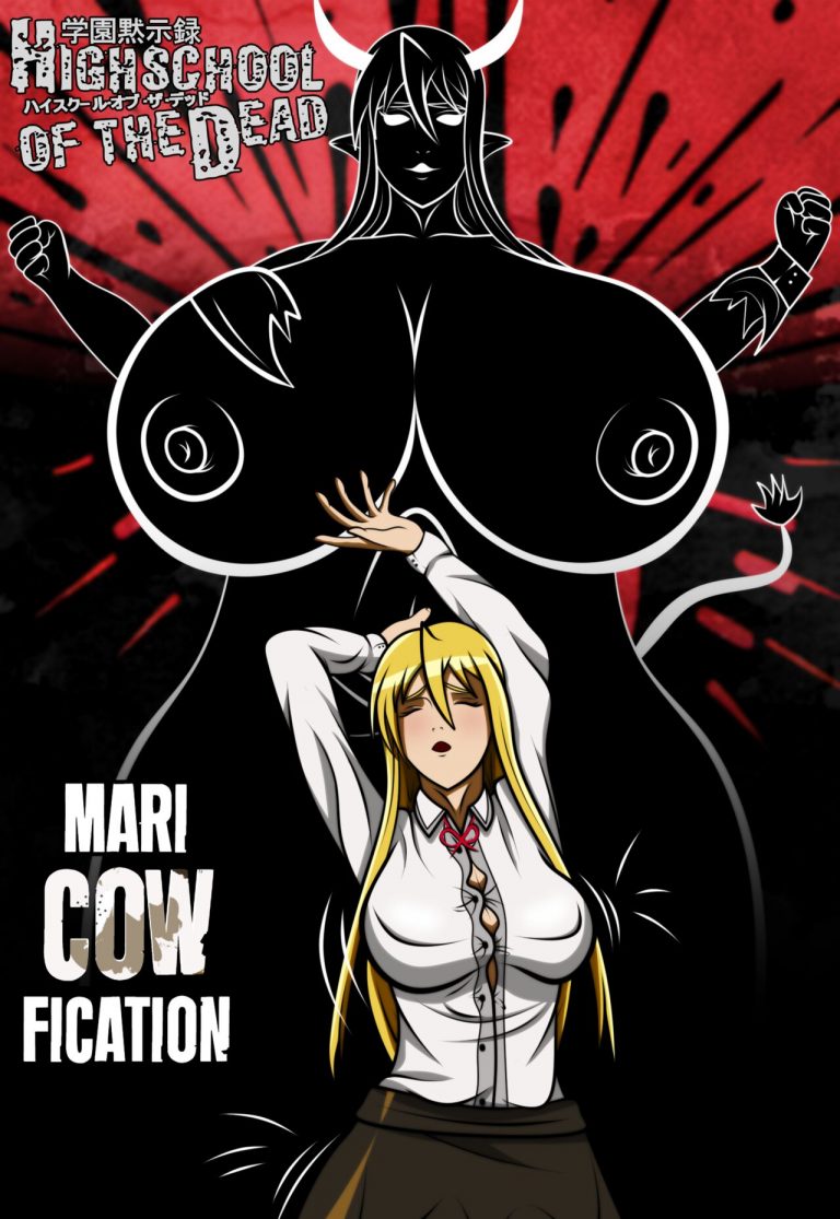 huge breasts Shizuka_Marikawa highschool_of_the_dead maricowfication curvydrawings