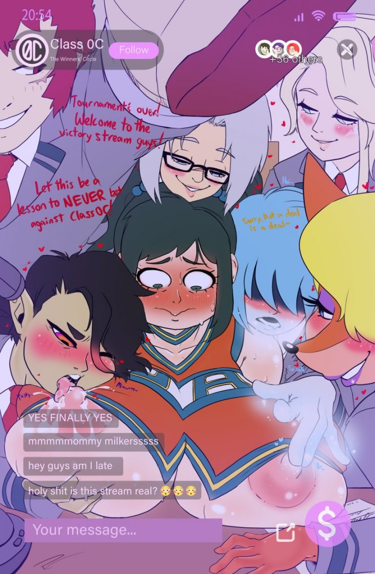 Inko_Midoriya gangbang Class OC My_Hero_Academia Fakeryway