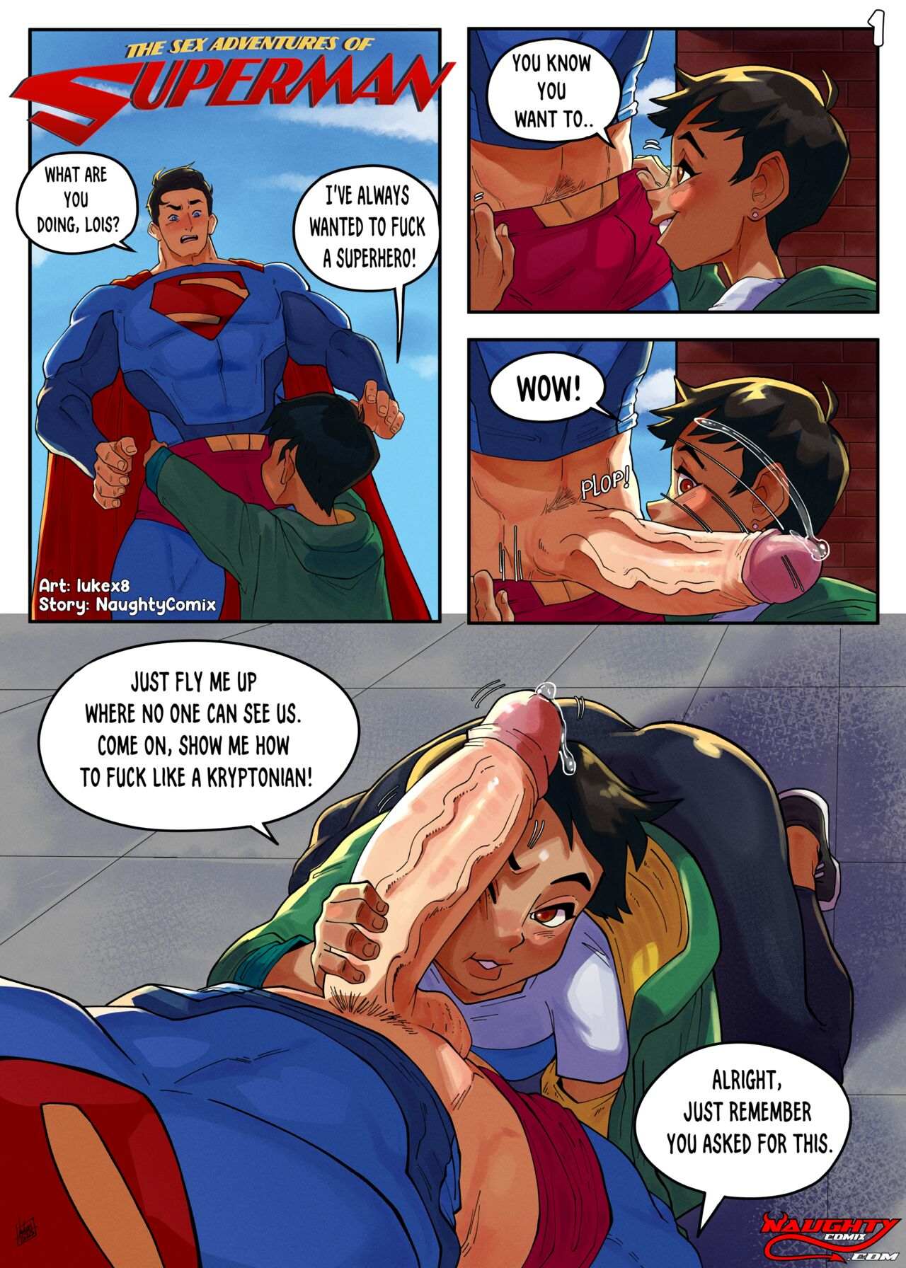 The Sex Adventures Of Superman – NaughtyComix - Comics Army