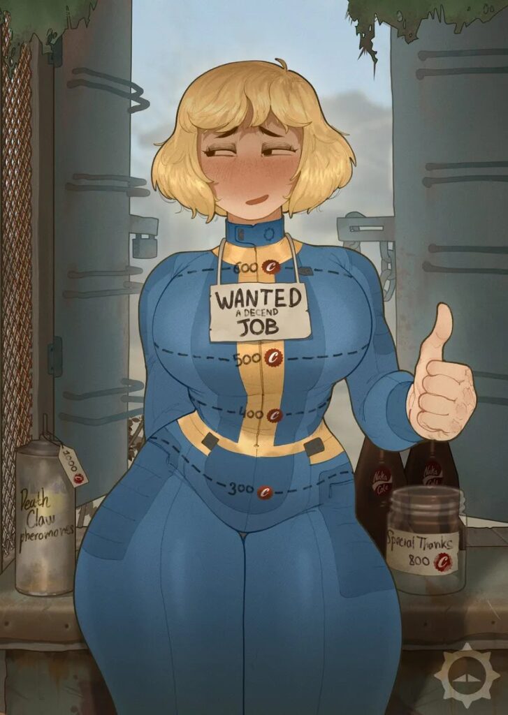 hot Vault_Girl Fallout Mr_Fuga