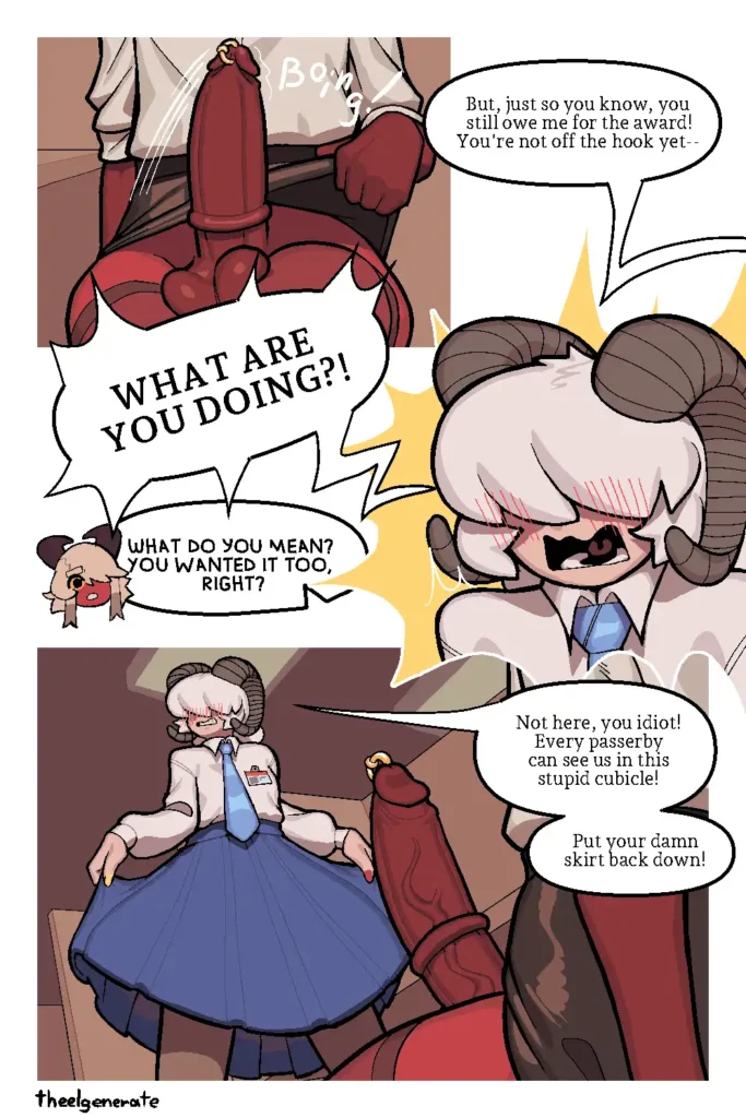hot furry sheep_girl Employee of the Month Theelgenerate