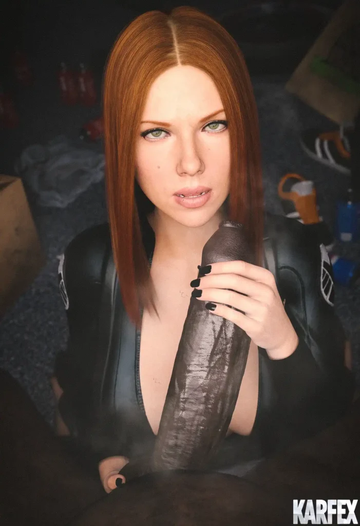 Black_Widow sucks big cock Avengers KARFEX