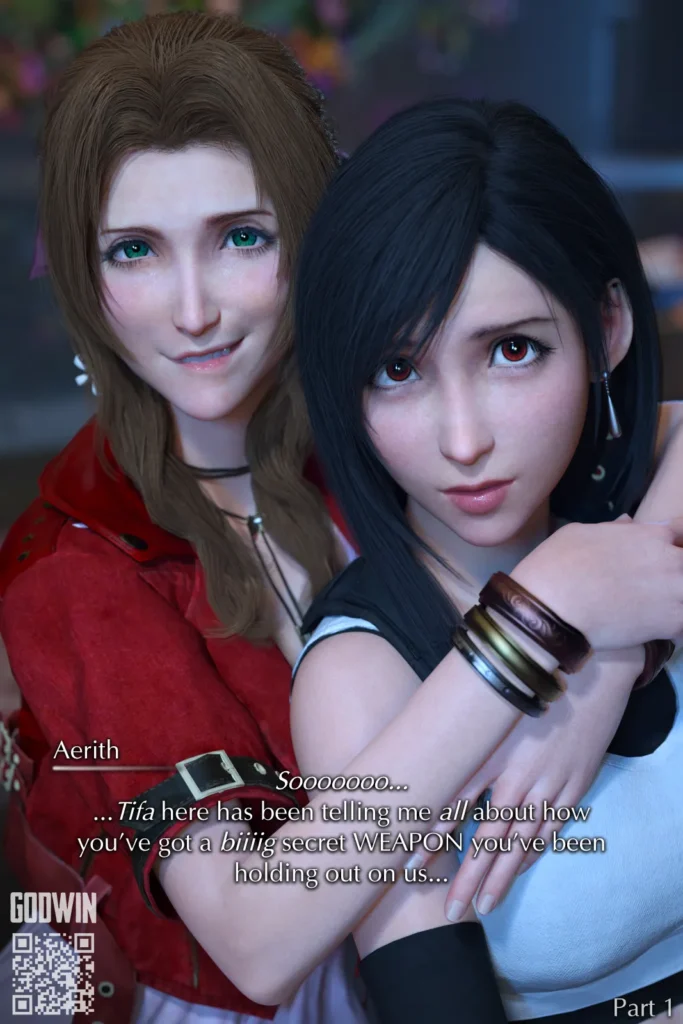 Tifa and Aerith vs Barret black cock Neroxliv