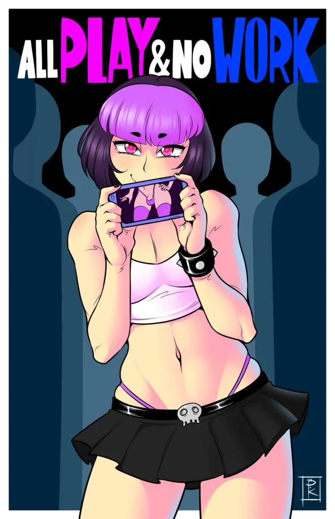 busty futa All Play & No Work Blunt-Katana