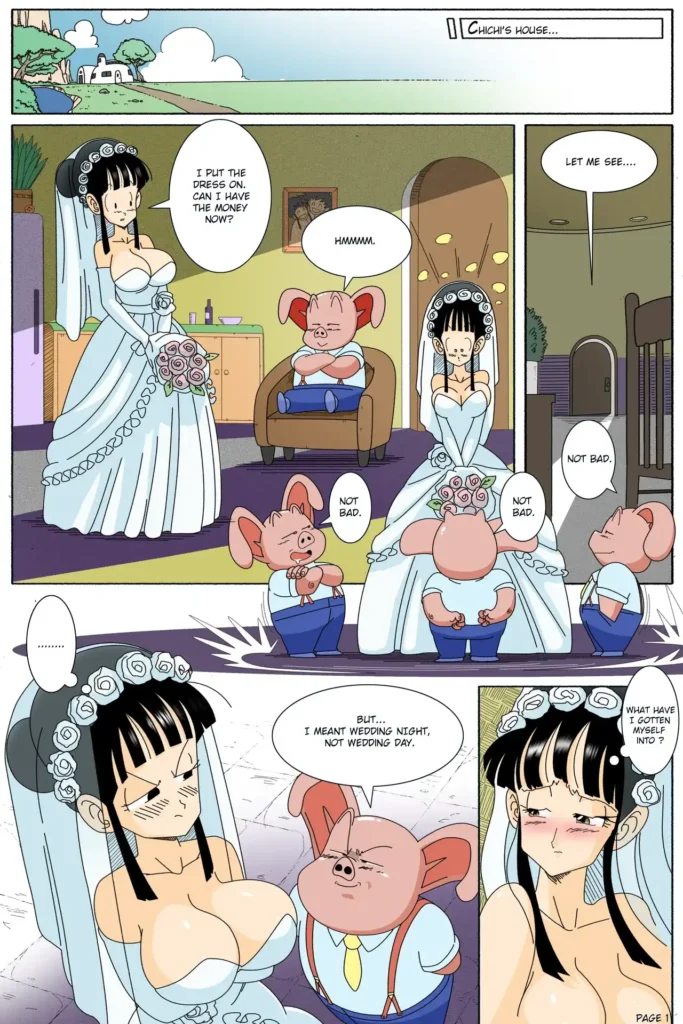chi_chi cheating Oolong's Proposal Remake Dragon_Ball_Z Botbot