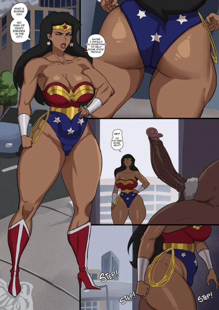 Wonder_Woman bbc impregnation Cyberboi