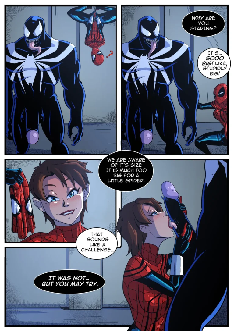 hot Spidergirl creampie Venom spider-Man Wacum