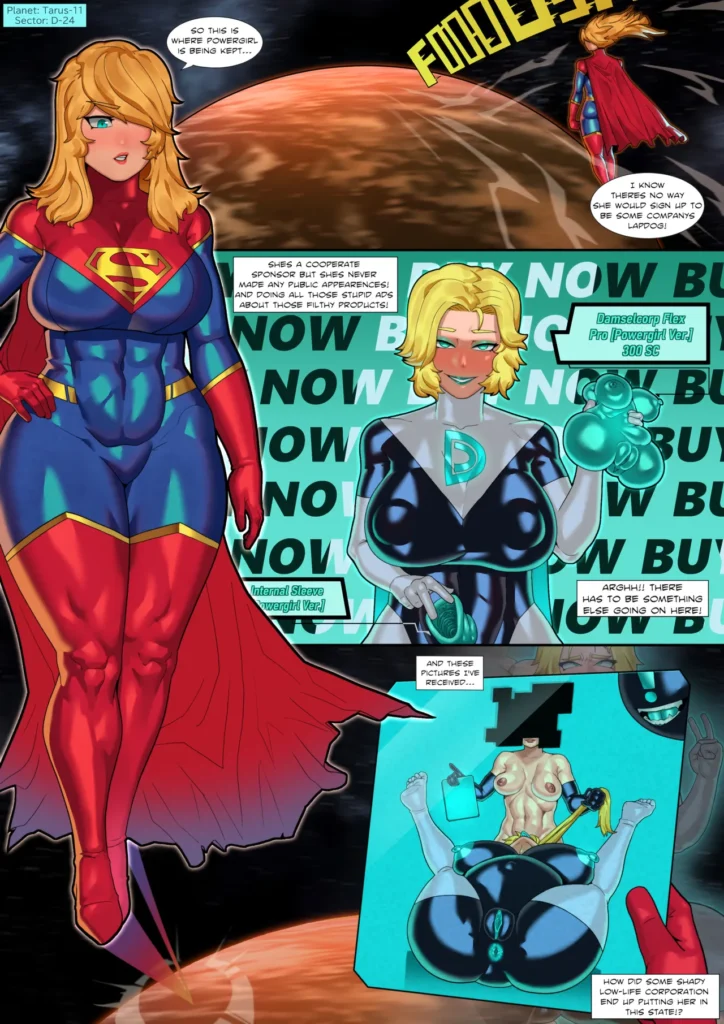 Supergirl anal dildo Droned Power_Girl Crabhorn