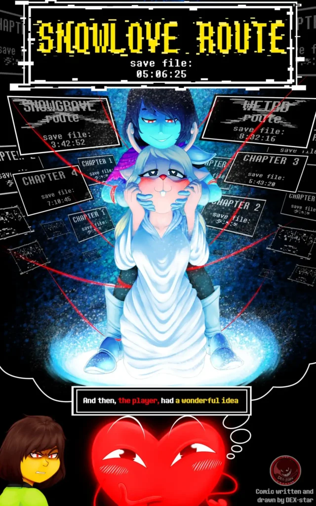 Noelle_holiday porn comic Snowlove Route Deltarune DEXstar