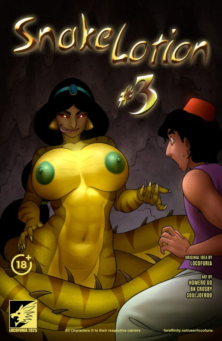 Princess_jasmine transformation Snake Lotion 3 Aladdin Locofuria