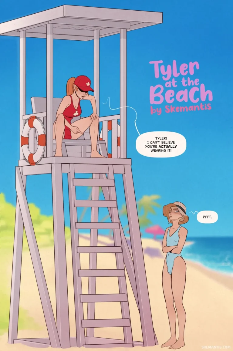 Tyler at the Beach futa exhibitionism Skemantis