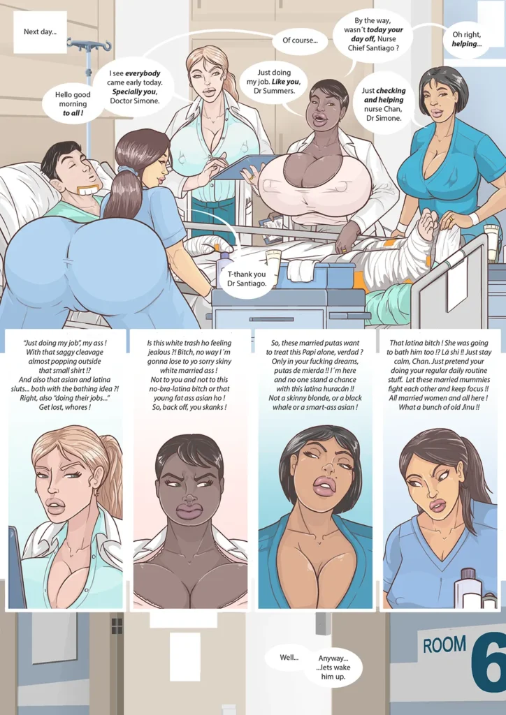 milf vs big cock Hospital Nights Alex_Comix
