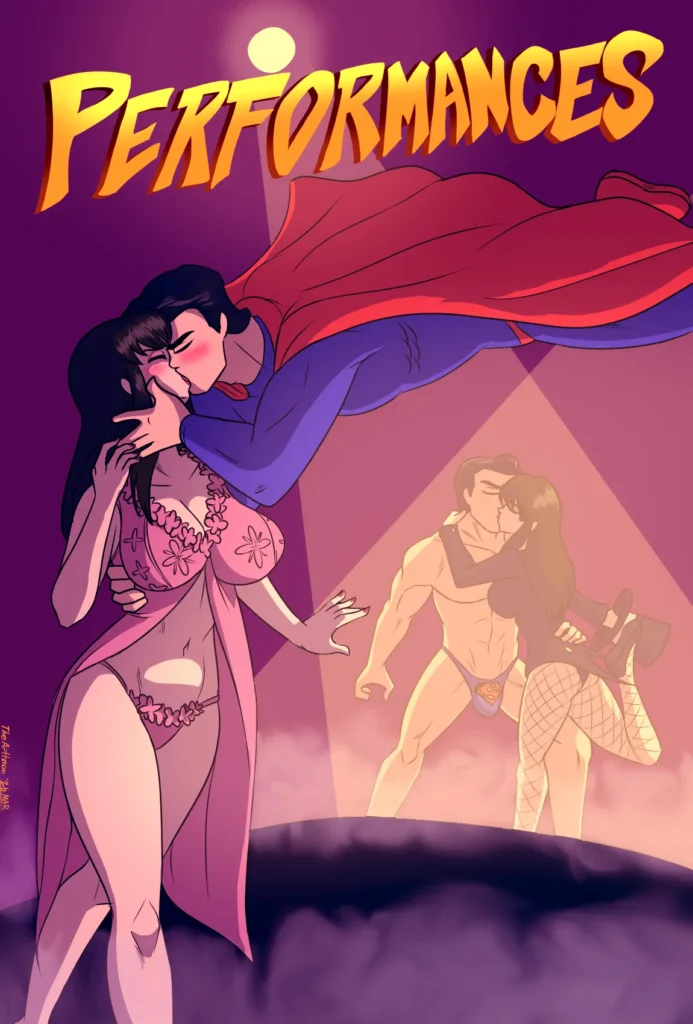busty Zatanna_zatara vs Clark_kent performances the_Arthman