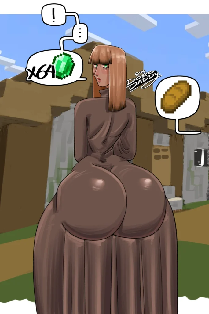 minecraft female Villager rule34 thedorodaddy
