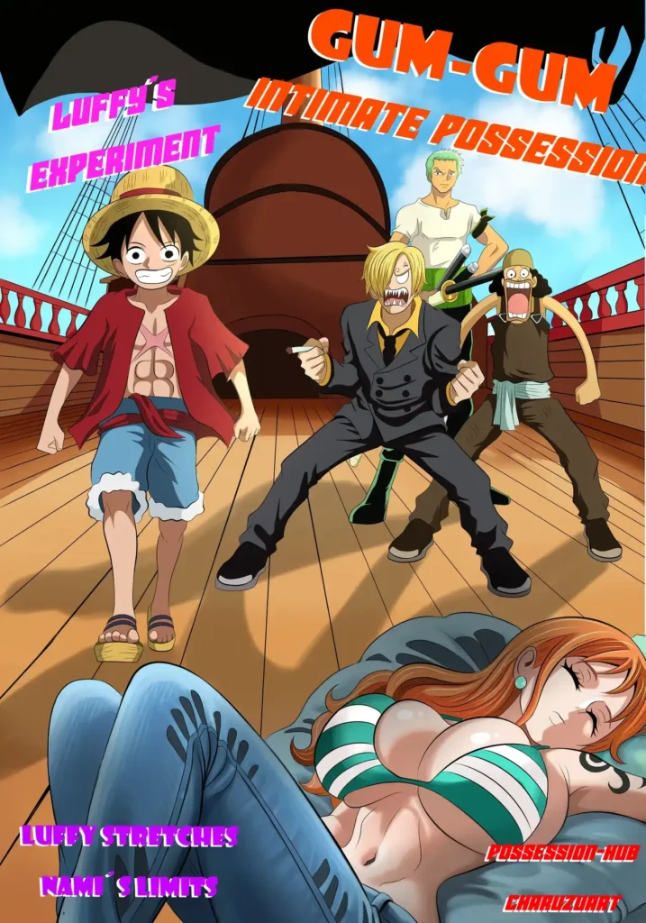nami possessed by luffy one_piece charuzart